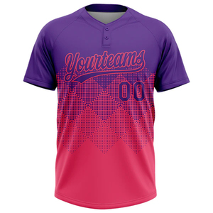 เสื้อเบสบอลซอฟต์บอลแบบสองกระดุม ชุดยูนิฟอร์มสำหรับเด็ก วัยรุ่น ผู้ชาย ผู้หญิง ชุดกีฬา พิมพ์ลายแบบ Sublimation - Product Image 1