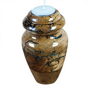 Urnas de Cremación de Madera Grabadas al Estilo Americano, Personalizadas al por Mayor, para Cenizas Humanas, con Luz LED, Duraderas y Personalizables - Product Image 1