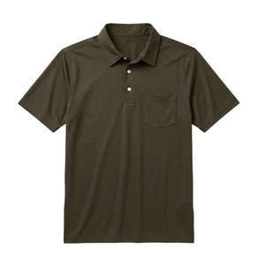 Camisa Ligera para Hombre, 100% Algodón, Estampado Digital, Secado Rápido, Manga Corta, Diseño Sólido, Cierre de Botones, Estilo Activo - Product Image 1