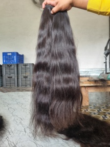 ผมต่อแบบตรงเรมี่ผมชาวอินเดียใต้สุดหรูผมปลอมแบบคลื่นน้ำลึกแบบอินเดียผมมนุษย์ธรรมชาติ - Product Image 4