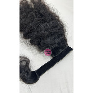 Extensions de cheveux humains bouclées en queue de cheval à enrouler, Arrow Exim Raw Remy, Volume Boost, Ensemble complet - Product Image 1