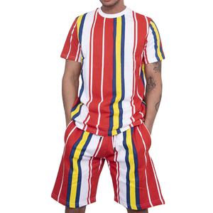 Conjunto corto de camiseta con logotipo personalizado de alta calidad para hombre y verano transpirable de talla grande 2025 - Product Image 3