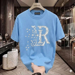 เสื้อยืดโอเวอร์ไซส์ลำลองสำหรับผู้ชายและผู้หญิง ลดราคาพิเศษ ผ้าฝ้าย 100% พิมพ์ลายดิจิทัล คอกลม แขนสั้น สไตล์สตรีทแฟชั่น น้ำหนัก 180 กรัม - Product Image 4
