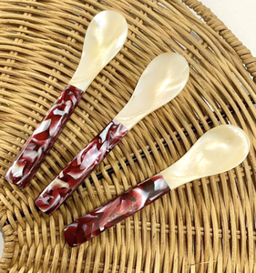 Elegante cuchara de nácar vietnamita, material de concha marina, para servir caviar, postres, helados, café, utensilio de mesa para restaurante. - Product Image 3