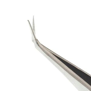 Ciseaux ophtalmiques microchirurgicaux Barraquer Dewecker Iris, 2-1/4 pouces, lames angulées de 7 mm, pointe acérée, acier inoxydable - Product Image 3