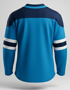 Camiseta de Hockey Ligera de Manga Larga con Color Personalizado y Logotipo Frontal 100% Poliéster - Product Image 4