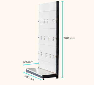 Estante Metálico Moderno de Una Cara ADONG |   Desmontable y Reciclable |   Tamaño Personalizable |   Fácil Montaje |   Pantalla de Aire Acondicionado |   OEM Vietnam | - Product Image 2