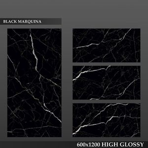 Storm Vein Black PGVT <b>Tile</b> Cosmic Vein Black Marble <b>Tile</b> Infinity Multi Vein Porcelain <b>Tile</b> Black <b>tiles</b> 600X1200MM Golden Veins - Product Image 6