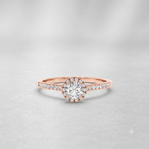 Anillo de Compromiso de Moissanita, Anillo de Plata Esterlina, Joyería de Boda, Regalo Moderno para Mejor Amiga - Product Image 3