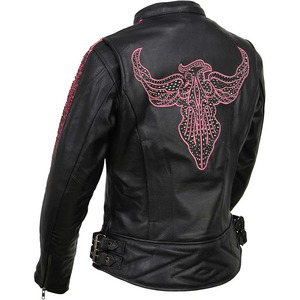 Veste en cuir embossé pour femmes SAMROZ SPORTS - Product Image 3
