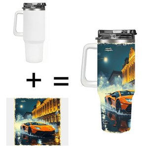 Vaso personalizado de acero inoxidable de 40 oz para estudio de danza y artes escénicas - Product Image 1