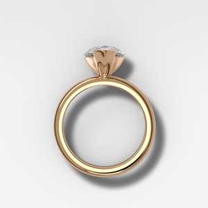 Solid 14K 18K Gold Teardrop Engagement <b>Ring</b> F VS Lab Grown <b>Open</b> Side Floating <b>Ring</b> Custom High End Jewelry Factory Bulk Supplier - Product Image 3