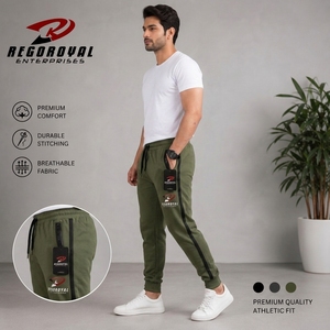 Heavyweight <b>fleece</b> <b>joggers</b> offering everyday warmth for winter workouts, travel, and daily wear men sweatpants - Product Image 5