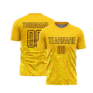 ชุดฟุตบอลแบบกำหนดเอง ผ้าโพลีเอสเตอร์ 100% ชุดฟุตบอลแบบซับลิเมชั่นพร้อมโลโก้พิมพ์ สำหรับผู้ใหญ่ รับผลิตแบบ OEM - Product Image 4