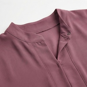 2025 OEM Kimono Abaya pour femmes musulmanes, en tissu polyester épais, doux et très extensible, col en V, manches longues, pour fêtes, Ramadan, mariages - Product Image 4
