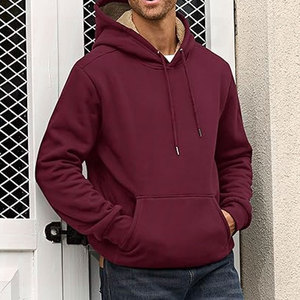 Mens Heavy Sherpa <b>Fleece</b> Lined Pullover Hoodie Thick Winter Hooded Sweatshirt With Soft <b>Warm</b> Sherpa Interior And Durable Double - Product Image 3