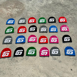 Bonnet d'hiver décontracté de haute qualité avec logo en strass, impression numérique et motif jacquard pour hommes et femmes - Product Image 5