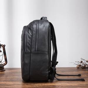 Bolso de Piel para Portátil de Lujo, Impermeable, Antirrobo, Estilo Vintage, Mochila de Viaje, Piel Auténtica, Múltiples Bolsillos, LBP-0335 - Product Image 5