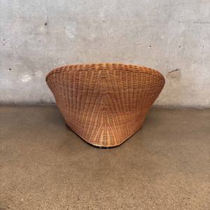 Fauteuil de lecture en rotin artisanal, chaises de méditation au sol avec dossier, vente directe d'usine du Vietnam - Product Image 4