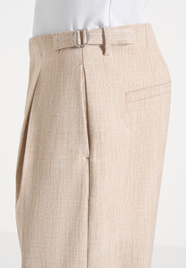 Pantalones Jogger de Algodón para Hombre, Color Beige, de Pierna Ancha, Plisados, de Cintura Alta, Estilo Casual Elegante, con Cintura Elástica, Tejido de Peso Medio, Estilo Primavera, Tallas Grandes - Product Image 4
