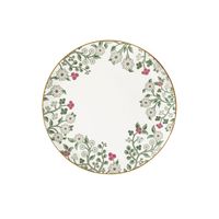 Assiette de Présentation Métallique Luxe Léopard Grenade, Plateau Rond Décoratif avec Bord Doré, Vaisselle de Mariage, Décoration de Fête, Vente en Gros