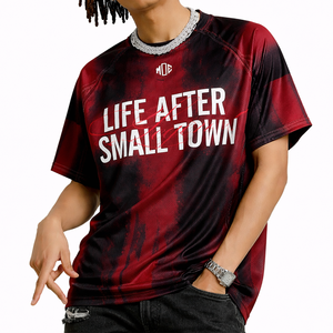 Camiseta Deportiva de Fútbol Americano Sublimada Personalizada al por Mayor, de Secado Rápido, de Poliéster, para Hombre, Etiqueta Privada OEM, Venta al por Mayor - Product Image 2