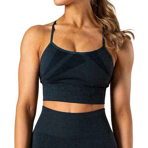 Soutien-gorge de sport personnalisé pour femme, haut d'entraînement professionnel, tissu premium, marque privée, processus d'approvisionnement OEM ODM Impex - Product Image 3