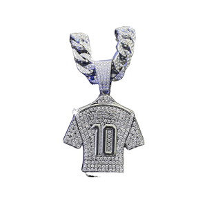 จี้เพชรแบบ Iced Out ดีไซน์พรีเมียมคุณภาพสูง เครื่องประดับฮิปฮอป ขายส่งราคาดีที่สุดจากซัพพลายเออร์อินเดีย - Product Image 5