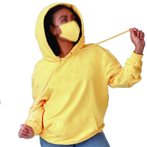 Sudadera con Capucha Larga Personalizada para Mujer, Sudadera de Forro Polar, 100% Algodón, Ecológica, Ropa Deportiva, Ropa Casual de Calle, OEM ODM - Product Image 2