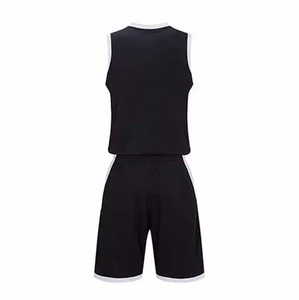 Ensemble d'uniformes de basketball personnalisables en polyester 100 %, nouveau design imprimé, vêtements de sport, anti-bactérien - Product Image 3