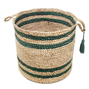 Panier décoratif tissé à la main pour la maison et le bureau – Fournisseur de paniers de rangement multi-usages en jute écologique - Product Image 5
