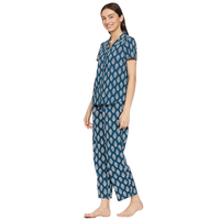 Conjuntos de Pijamas de Mujer a Cuadros, Tejidos en Algodón 100% Premium, Cintura Elástica, Suaves y Transpirables, Ropa de Dormir para Invierno/Verano, India