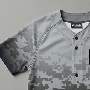 Camiseta de Béisbol Corta Sublimada de Grado Profesional, Personalizada, con Botones, Tejido de Malla, Alto Rendimiento, Protección UV, Deportiva - Product Image 2