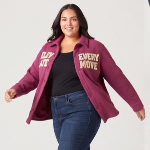 Chaquetas de Invierno de Polar para Mujer al por Mayor, Chaqueta de Polar Vintage Cálida para Invierno, Fabricación de Chaquetas de Polar para Mujer - Product Image 2