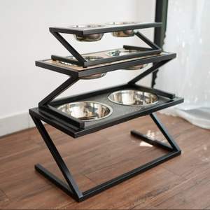 Comederos Elevados para Perros de Acero Inoxidable, Comederos Elevados para Gatos con Soporte, Comedero Decorativo para Mascotas, Accesorios para Perros - Product Image 2