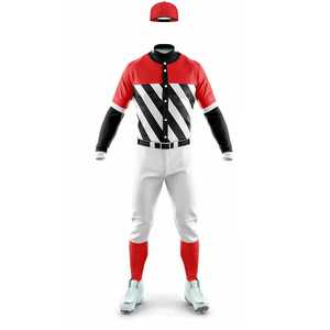 Uniforme de Béisbol Personalizado para Hombre, Camiseta Sublimada con Rayas Naranjas, Negras y Blancas, Pantalones, Manga Larga, Transpirable, para Todas las Temporadas, Talla Adulto - Product Image 6