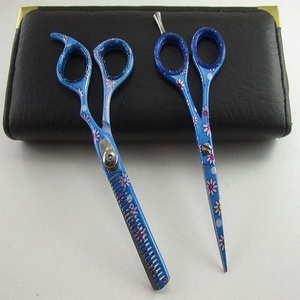 Hair Beauty Cutting Thinning Scissors <b>Set</b> Professional Best Cheap Black Shears Hair <b>Barber</b> Scissors Kit - Product Image 5