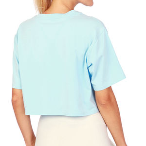 Latest Design Women Regular Fit Blank Summer <b>Crop</b> <b>Top</b> T-Shirt Breathable Eco-Friendly 100% Cotton t shirt for women - Product Image 4