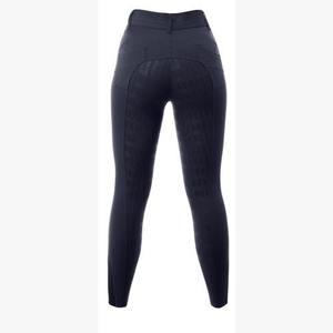 Pantalones de Montar de Cintura Alta para Mujer, Tejidos, Largos, con Bolsillos, Cierre de Botones, Color Sólido, Spandex, Nailon, Pantalones de Equitación - Product Image 6