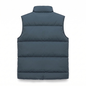 Chaleco Acolchado Ligero Personalizado, Sin Mangas, Impermeable, Transpirable, Reversible, Chaqueta de Invierno con Cierre Frontal, Ropa Exterior OEM - Product Image 2