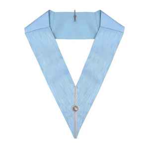 Tablier Maçonnique Personnalisé Croix Écologique Rouge Blanc Bordure Dorée Style Classique Tissu Brodé Dentelle Col en V Patch Sécurité - Product Image 5