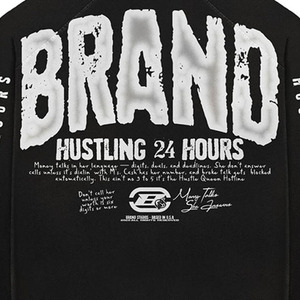 <b>Men's</b> <b>Black</b> Short Sleeve T-Shirt Regular Fit Printed Letter Design Formal Front Logo <b>Turtleneck</b> 100% Cotton Knitted Jersey - Product Image 5