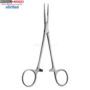 Pinzas Hemostáticas Kelly con Bloqueo, Rectas y Curvas, de 5-1/2 Pulgadas, Paquete de 2 Instrumentos Quirúrgicos - Product Image 4