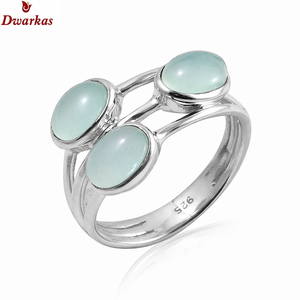 Trendy handmade solid 925 sterling <b>silver</b> golden rutile three gemstone <b>ring</b> for <b>men</b> fashion parties gift jewelry ready stock - Product Image 5