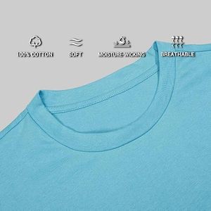 T-shirts d'été personnalisés pour hommes à manches courtes, imprimé drapeau américain, col rond, coupe décontractée ample, imprimé, en tissu peigné anti-plis - Product Image 3