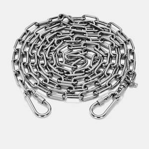 Cadena metálica trenzada para perros, perfecta para paseos diarios, actividades al aire libre y control seguro de mascotas. - Product Image 1