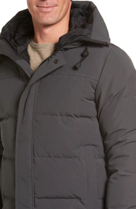 Chaqueta Acolchada con Capucha para Hombre, Gruesa, de Poliéster, Casual, Resistente al Viento, de Color Sólido, con Cierre de Cremallera, Corte Regular - Product Image 4