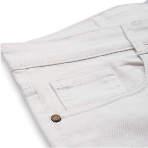 Jeans en denim personnalisables pour hommes et garçons, coupe droite, décontractée, slim, skinny, extensible, avec fermeture - Product Image 4