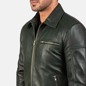 Veste en cuir originale pour hommes, fournisseur en gros, personnalisation de la marque, style motard, usine OEM, support ODM, vêtements pour temps froid - Product Image 6