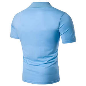 Nouveau design, t-shirt de golf décontracté pour homme, coupe ajustée, de haute qualité, polo personnalisé à manches courtes avec motif à carreaux, col respirant - Product Image 2